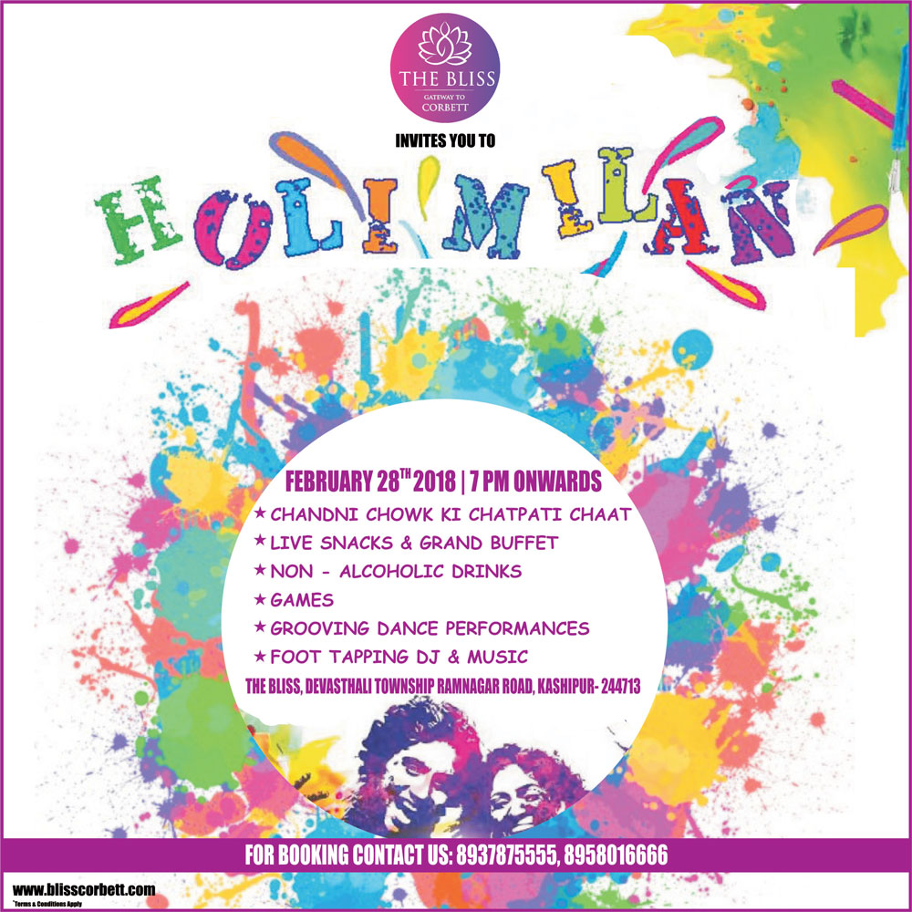 Bliss Holi Milan Event 2018